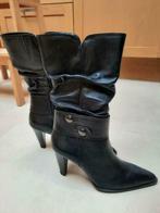 Bottes en cuir taille 38, Ophalen, Hoge laarzen, Zwart, Marco Tozzi