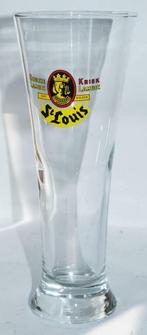 Cave St Louis ancien verre à bière 25 cl collector ! RARE !, Comme neuf, Autres marques, Enlèvement ou Envoi, Verre ou Verres