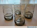 4 verres en cristal de bohême 1960 - Bohême eau ou wiskhy, Enlèvement ou Envoi
