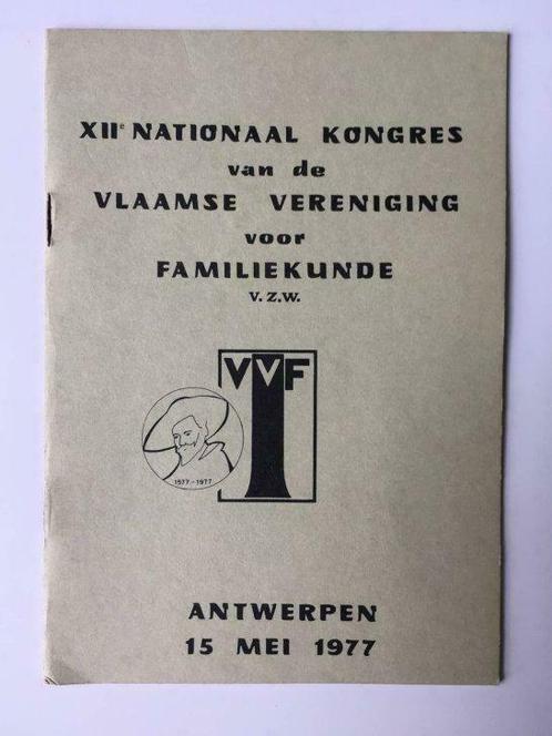 XIIe Nationaal Kongres vd Vlaamse verenging vr Familiekunde, Livres, Histoire nationale, Utilisé