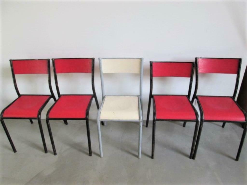 5 vintagestoelen, Antiek en Kunst, Curiosa en Brocante, Ophalen