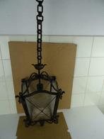 Antieke lamp antieke hanglamp smeedijzeren hanglamp ca 1900, Antiek en Kunst, Ophalen of Verzenden