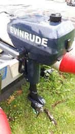 Evinrude kortstaart buitenboordmotor 4Pk 2T - Als nieuw, Watersport en Boten, Buiten- en Binnenboordmotoren, Benzine, Buitenboordmotor