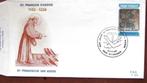 FIRST DAY COVER- FRANCISCUS VAN ASSISI- BELGIË, Ophalen of Verzenden, Gestempeld, Overige thema's
