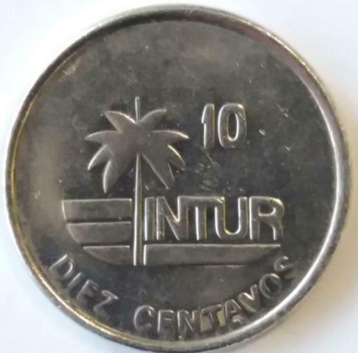 Cuba - 10 Centavos (Intur) - 1989, Postzegels en Munten, Munten | Amerika, Losse munt, Midden-Amerika, Ophalen of Verzenden
