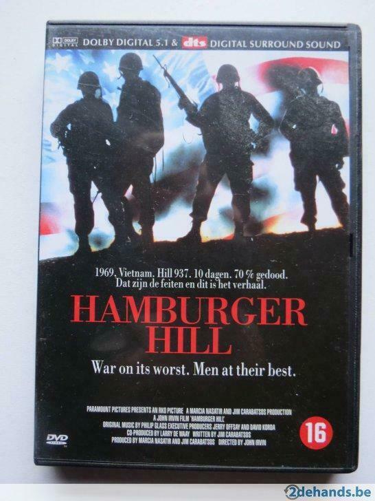 Hamburger Hill dvd, Cd's en Dvd's, Dvd's | Overige Dvd's, Vanaf 16 jaar, Ophalen of Verzenden