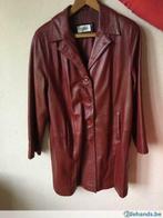 Leder jas lamsleder Hugo Boss large maat 44, Ophalen of Verzenden, Gedragen