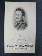 doodsprentje Vindelinckx Caroline x Van Buggenhoudt Maurice, Rouwkaart, Verzenden