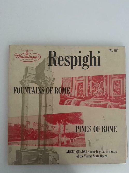 LP Respighi  Vienna State Opera Argeo Quadri 1953, Cd's en Dvd's, Vinyl | Klassiek, Gebruikt, Modernisme tot heden, Orkest of Ballet