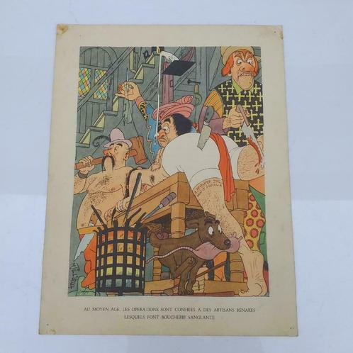 Maurice Tillieux - kleurprenten R.I.T. - ca. 1950, Antiek en Kunst, Kunst | Tekeningen en Fotografie, Ophalen of Verzenden