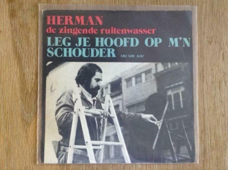 single herman de zingende ruitenwasser, Cd's en Dvd's, Vinyl Singles, Single, Nederlandstalig, 7 inch, Ophalen of Verzenden