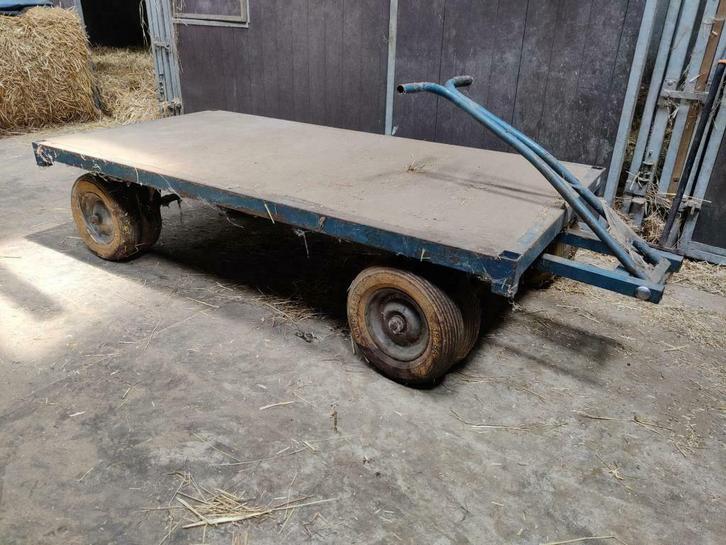 Strokar Strowagen Hooikar Hooiwagen Plateauwagen, Dieren en Toebehoren, Stalling en Weidegang, Opfok, Stalling, Weidegang, Accessoires