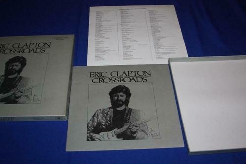 Eric Clapton Crossroads Box 1988 + boekje ( ZONDER CD's ), CD & DVD, CD | Rock, Utilisé, Pop rock, Enlèvement ou Envoi