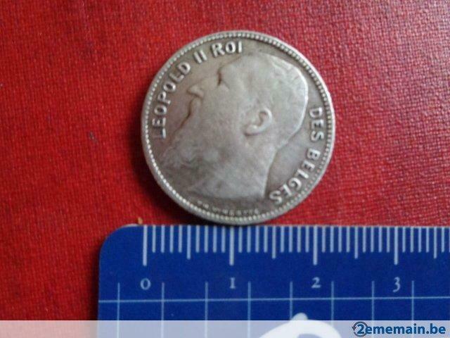 Pièce de monnaie. "BELGIQUE" Léopold II roi des Belges.1909, Timbres & Monnaies, Monnaies | Europe | Monnaies euro, Belgique, Enlèvement ou Envoi