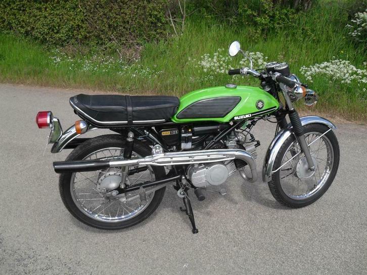 SUZUKI T125 STINGER FLYING LEOPARD OLTIMER, Motoren, Motoren | Suzuki, Particulier, 11 kW of minder, 2 cilinders, Ophalen