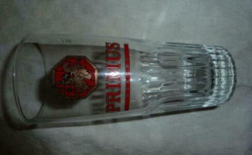 #L Bier glas Primus Haacht 0,25L " ribbelglas ", Verzamelen, Glas en Drinkglazen, Gebruikt, Bierglas, Ophalen of Verzenden