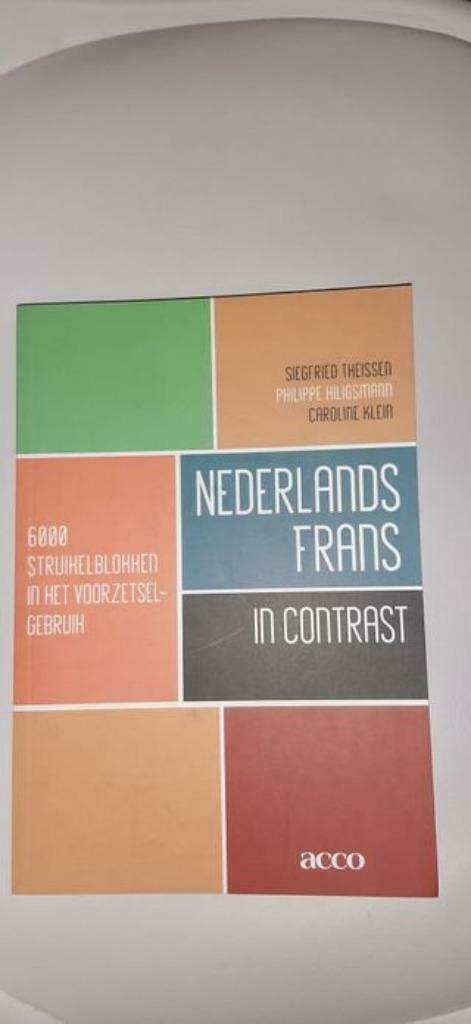 Nederlands Frans in contrast Acco, Livres, Livres scolaires, Français, Secondaire, Envoi