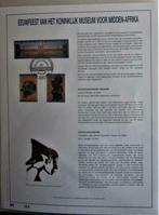 FDC- BELGIË- KUNSTBLAD- AFRIKAANSE KUNST (BEPERKTE OPLAGE), Ophalen of Verzenden, Gestempeld, Overige thema's