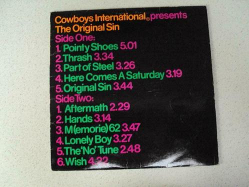 LP "Cowboys International" presents The Original Sin anno 19, Cd's en Dvd's, Vinyl | Country en Western, 12 inch, Ophalen of Verzenden