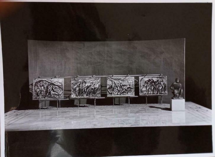 Foto Monument au Travail Constant Meunier Victor Bourgeois, Antiek en Kunst, Kunst | Tekeningen en Fotografie, Ophalen of Verzenden