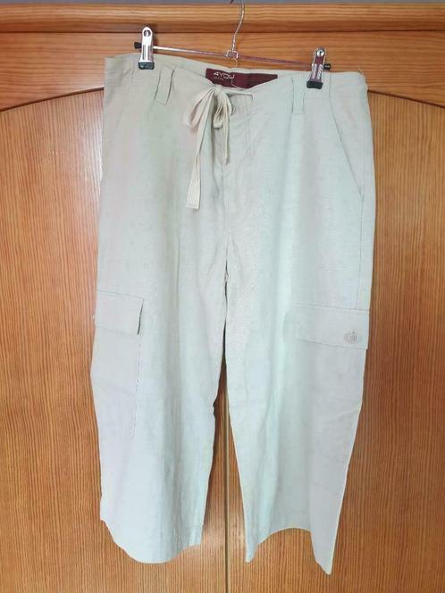 capribroek / lichte broek 4YOU W34 / 44, Kleding | Heren, Broeken en Pantalons, Gedragen, Maat 46 (S) of kleiner, Beige, Ophalen of Verzenden