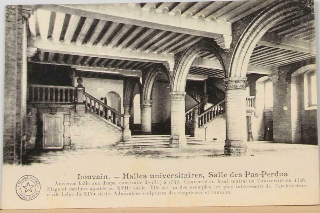 Carte postale ancienne: Louvain - Halles universitaires,, Enlèvement ou Envoi, Non affranchie, Brabant Flamand