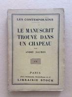 André Salmon - Le manuscrit trouvé dans un chapeau (Stock), Enlèvement ou Envoi