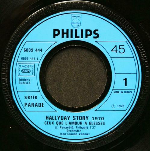 Johnny Hallyday - Hallyday Histoire 20 - 1970, CD & DVD, Vinyles Singles, Comme neuf, Single, Pop, 7 pouces, Enlèvement ou Envoi