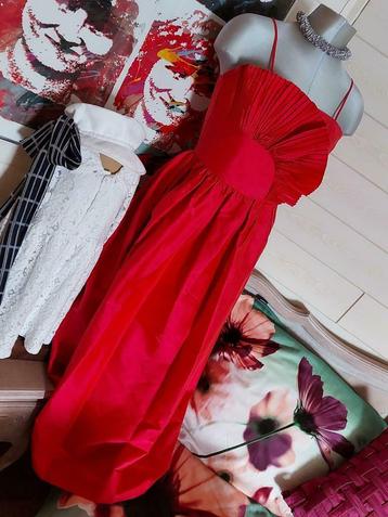 enseble robe et veste en soie, Enlèvement ou Envoi, Comme neuf, Taille 38/40 (M)