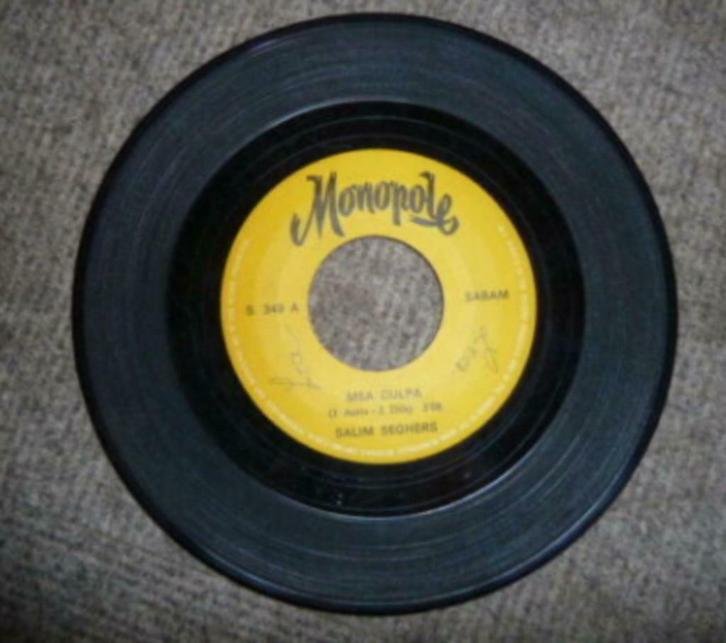 vinyl single Salim Seghers : Mea Culpa / 'n Avond voor ons 2, Cd's en Dvd's, Vinyl Singles, Single, Overige genres, Ophalen of Verzenden