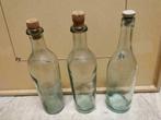 3 antieke flessen, waarvan 1 Meudon, Verzamelen, Ophalen of Verzenden