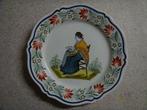 Assiette ancienne, Antiquités & Art, Antiquités | Céramique & Poterie, Enlèvement ou Envoi