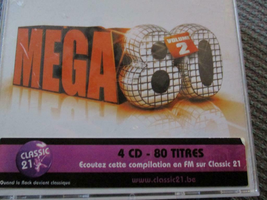 COFFRET 4 CDs MEGA 80.  80 TITRES. VOLUME 2., Enlèvement ou Envoi, Coffret