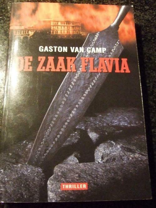 GASTON VAN CAMP : "DE ZAAK FLAVIA", Livres, Thrillers, Comme neuf, Belgique, Enlèvement ou Envoi