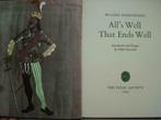 William Shakespeare Folio Society All's Well That Ends Well, Boeken, Literatuur, William Shakespeare, Europa overig, Zo goed als nieuw