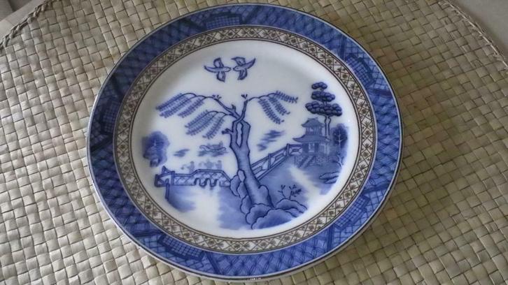 dessertborden Willow tree, Engeland, Huis en Inrichting, Keuken | Servies, Gebruikt, Bord(en), Overige stijlen, Ophalen of Verzenden