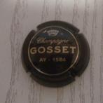 champagne Gosset - zwart en goud, Ophalen of Verzenden, Zo goed als nieuw