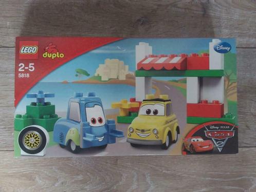 Duplo Cars 2 Luigi en Guido in Italië - 5818, Kinderen en Baby's, Speelgoed | Bouwstenen, Zo goed als nieuw, Overige merken, Ophalen of Verzenden