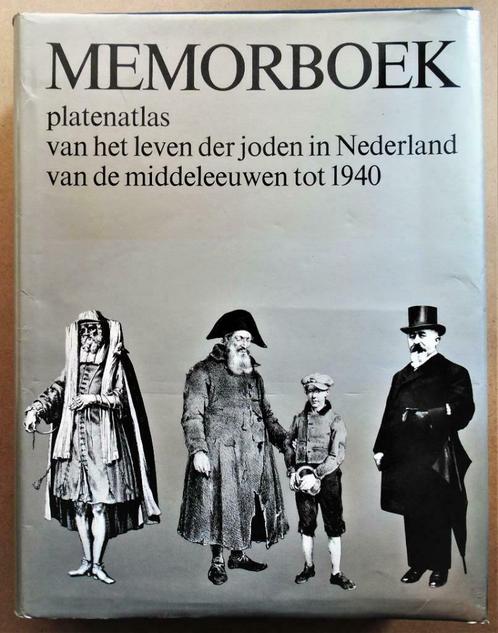 Memorboek/platenatlas [De joden in NL tot 1940] - 1988, Livres, Politique & Société, Utilisé, Société, Enlèvement ou Envoi