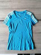 sport t-shirt ADIDAS   maat XS - S, Vêtements | Femmes, Vêtements de sport, Comme neuf, Taille 36 (S), Autres types, Bleu