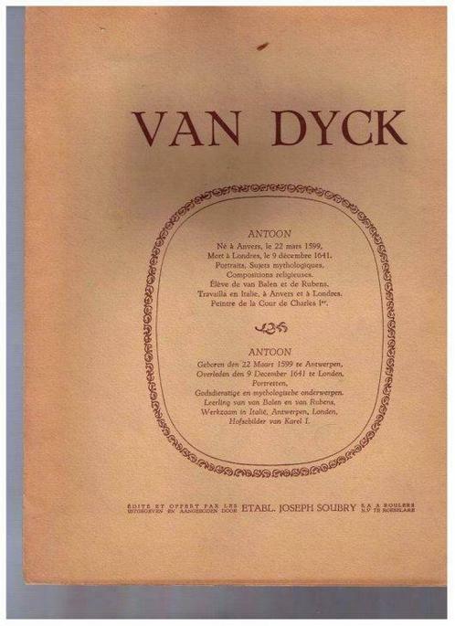 A. VAN DYCK- 4 Soubry reproducties, map nr 2, Boeken, Tijdschriften en Kranten, Gelezen, Verzenden