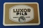 Speelkaart brouwerij bier Luxor pils Demets Lauwe, Verzamelen, Ophalen of Verzenden, Zo goed als nieuw