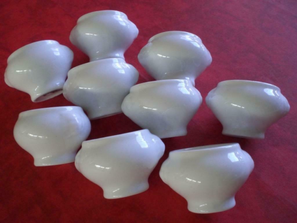 9 Pots Cosy Trendy pour amuse-bouche. Blancs., Maison & Meubles, Cuisine | Vaisselle, Neuf, Autres types, Autres styles, Enlèvement ou Envoi