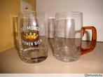 Verzamelen/Horeca-2 glazen "Dortmunder Kronen Bier"(DS106-e), Verzamelen, Overige merken, Glas of Glazen, Gebruikt, Ophalen of Verzenden