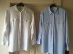 Witte en blauwe hemdbloes Vera Condotti, Kleding | Dames, Ophalen of Verzenden, Gedragen, Maat 46/48 (XL) of groter
