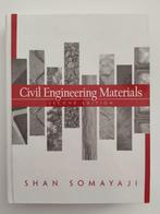 Civil Engineering Materials, Boeken, Studieboeken en Cursussen, Somayaji Shan, Ophalen of Verzenden, Hoger Onderwijs, Zo goed als nieuw