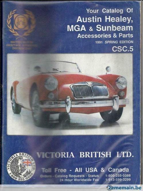 manuel  your catalog officiel victoria brtish MGA- MGB  MGC, Auto diversen, Handleidingen en Instructieboekjes, Ophalen