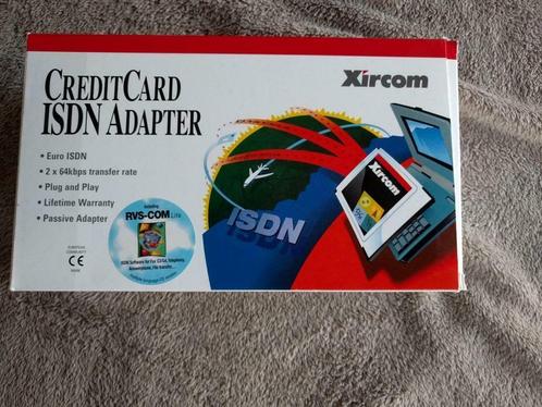 CreditCard ISDN Adapter Xircom, Computers en Software, Netwerk switches, Zo goed als nieuw, Ophalen of Verzenden