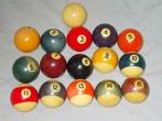 Vintage .Decoratie.Biljartballen.Aramith.Pool, Sport en Fitness, Ophalen of Verzenden, Gebruikt, Keu of Ballen