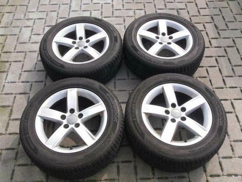 Alu winterset Audi A4 B8 facelift 5 X 112 16inch 7,5 &6mm, Auto-onderdelen, Banden en Velgen, Velg(en), Gebruikt, Ophalen